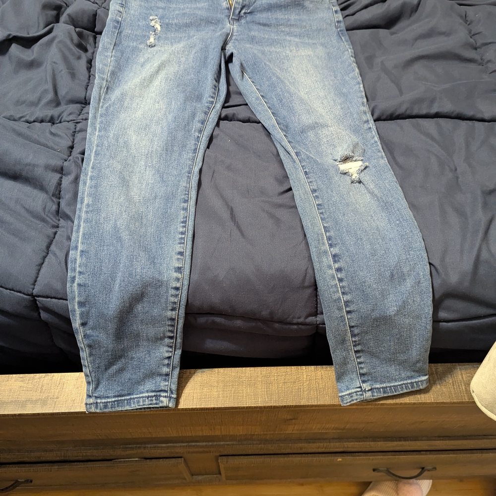 Old Navy Women's Straight Leg Jeans - Blue